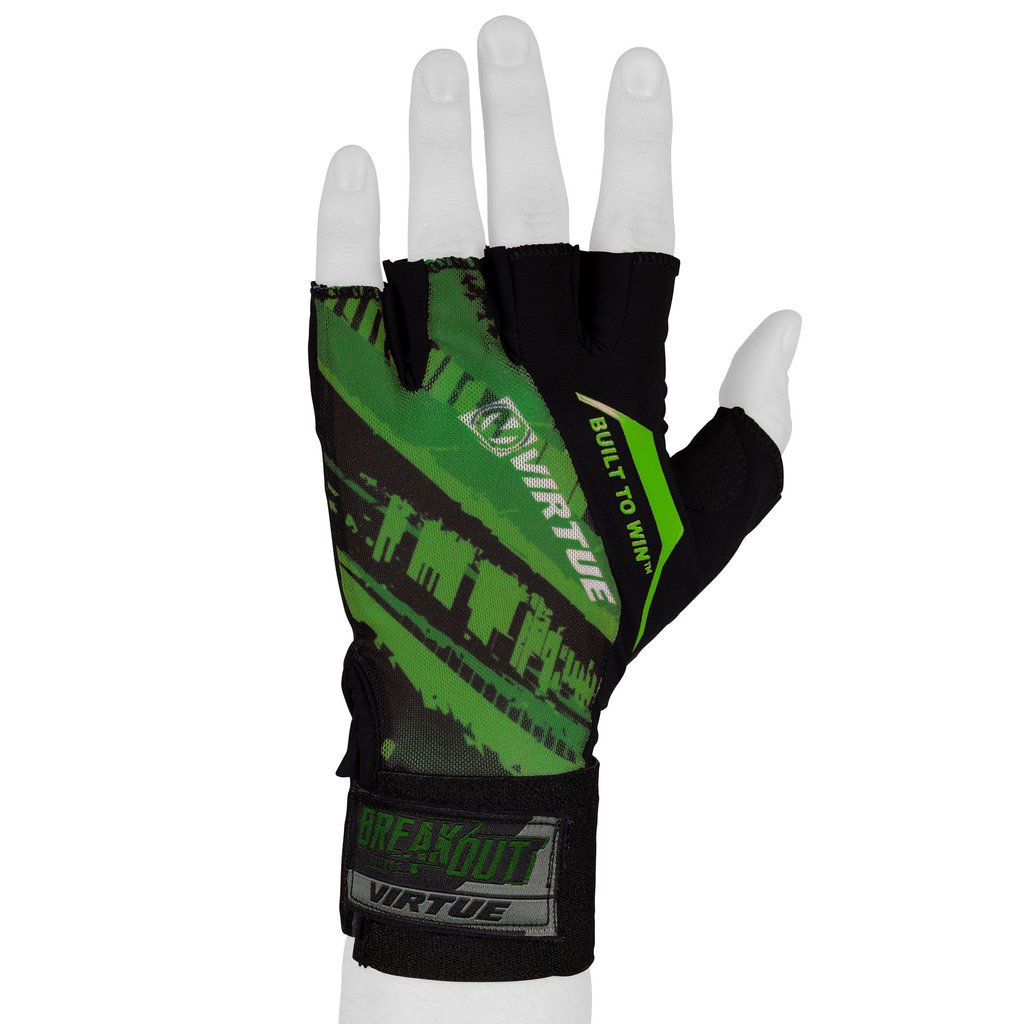 Virtue Mesh Breakout Gloves - Half Finger - Graphic Green