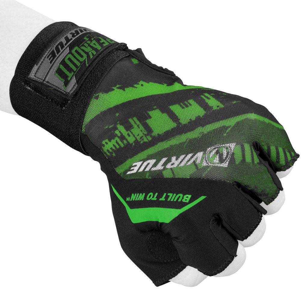 Virtue Mesh Breakout Gloves - Half Finger - Graphic Green