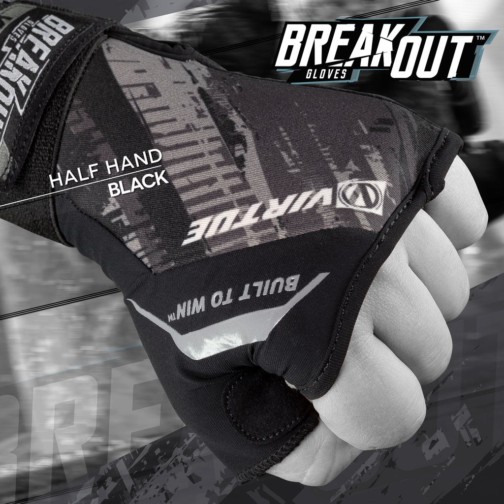 Virtue Mesh Breakout Gloves - Half Hand - Graphic Black