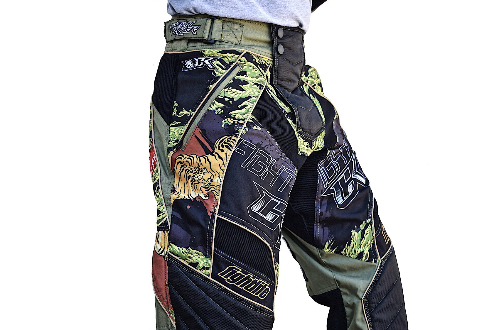 Tiger Stripe Paintball Pants - Olive