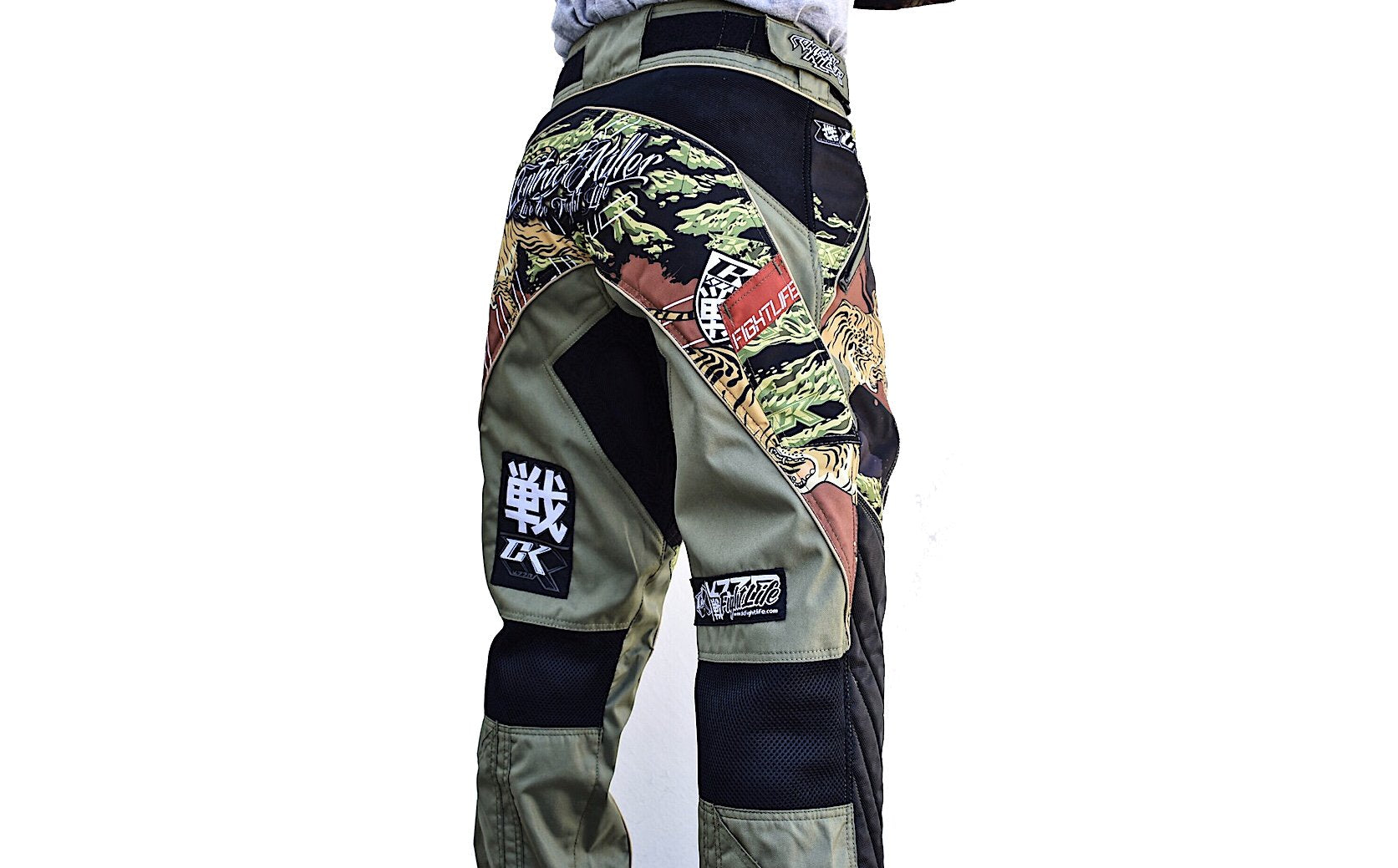 Tiger Stripe Paintball Pants - Olive