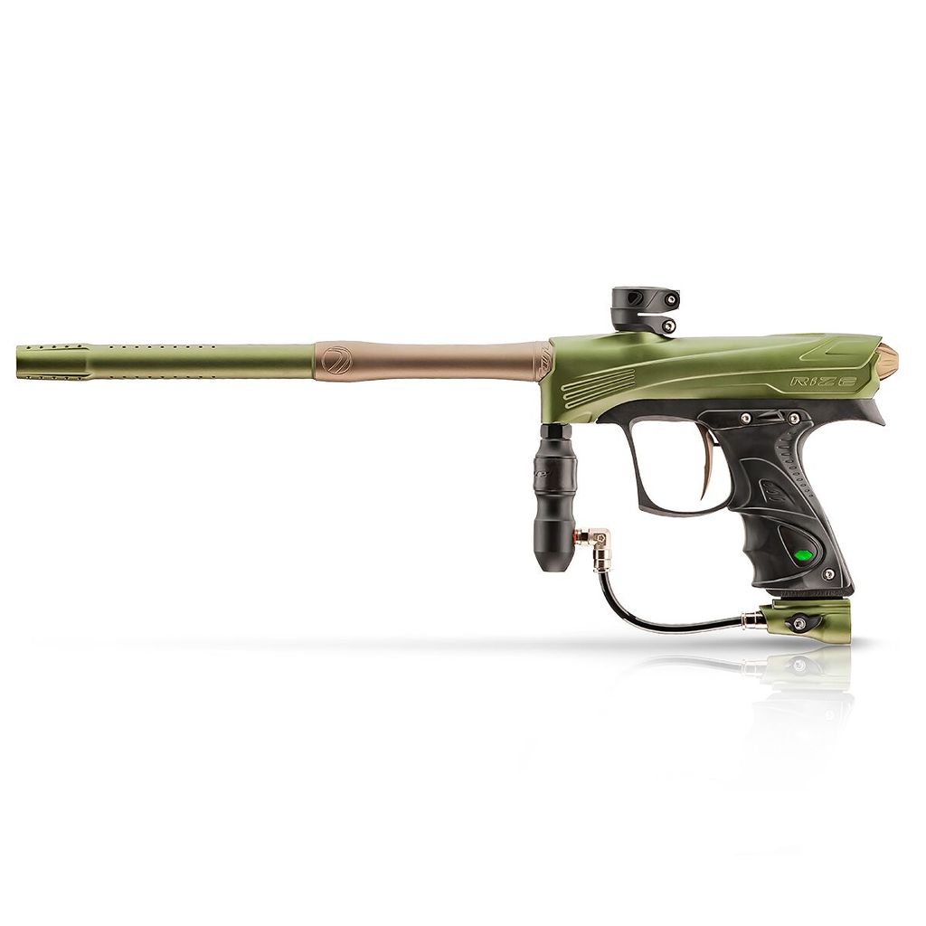 Dye CZR Electronic Paintball Gun - Olive / Tan - Pre-Order