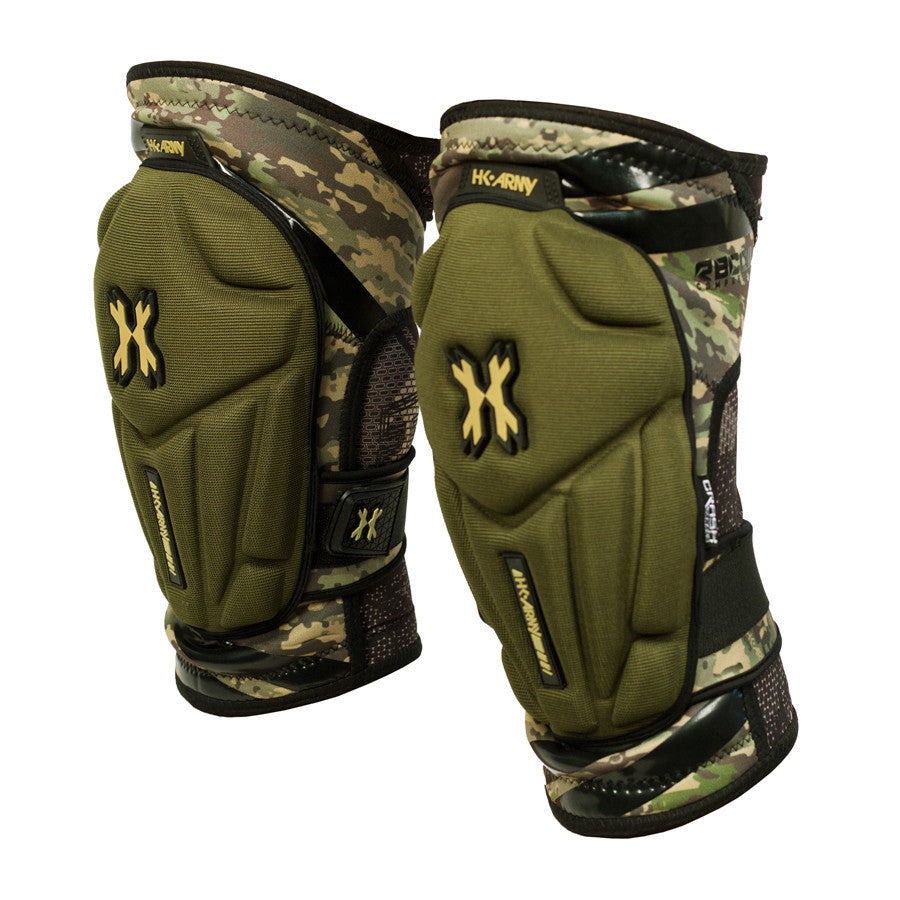 Camo Crash Knee Pads - Large