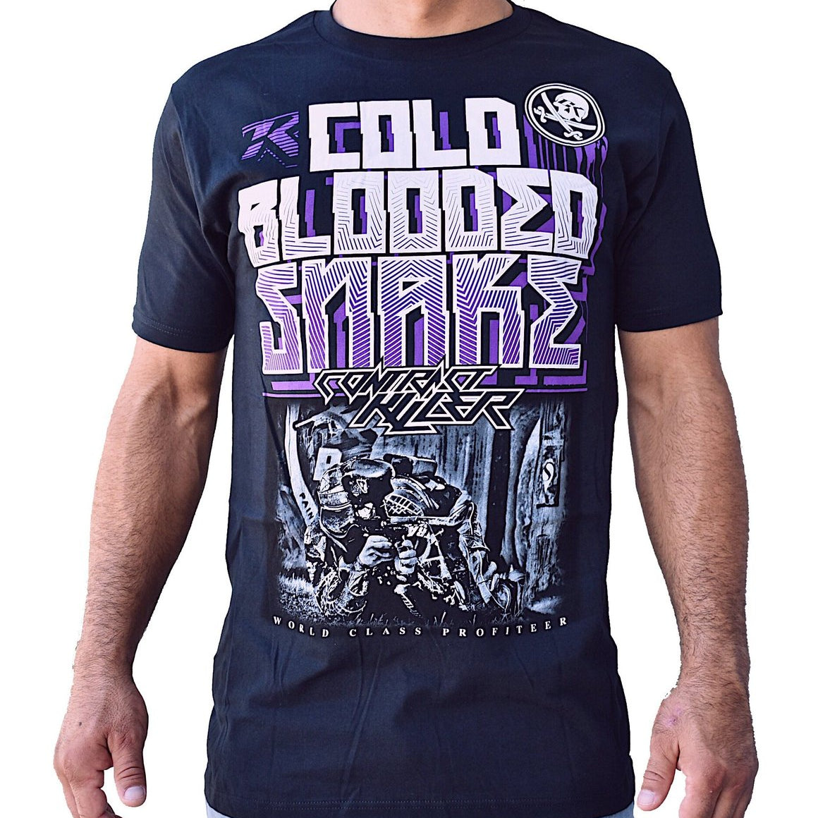 Contract Killer Cold Blooded Snake Paintball Shirt