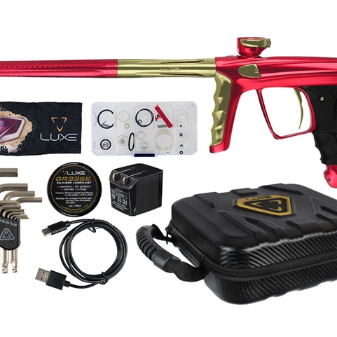 DLX Luxe X Paintball Gun - Red / Gold