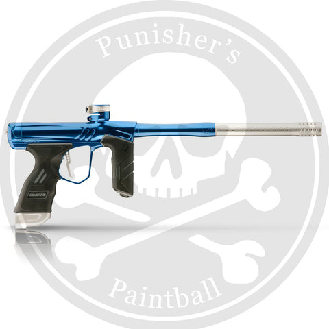 Dye DSR+ Paintball Gun - Blue/Silver (Gloss Blue Body / Dust Silver Accents)