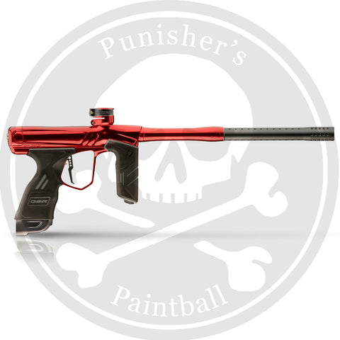 Dye DSR+ Paintball Gun - Polished Red / Dust Grey