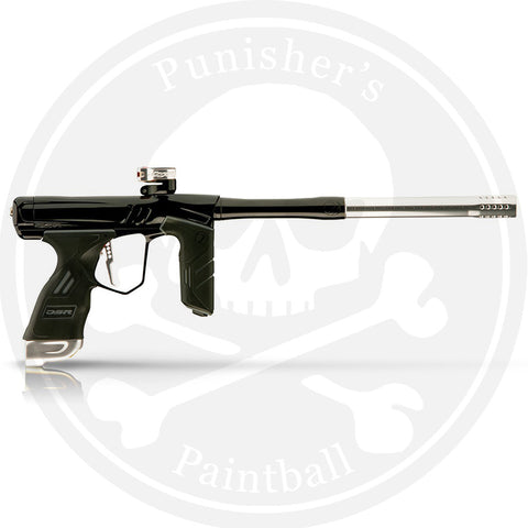 Dye DSR+ Paintball Gun - Polished Black / Polished Silver