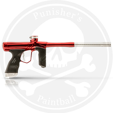 Dye DSR+ Paintball Gun - Polished Red / Dust Silver
