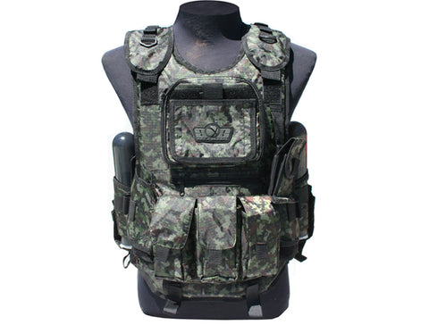 Gen X Global Deluxe Tactical Vest - Digi Green