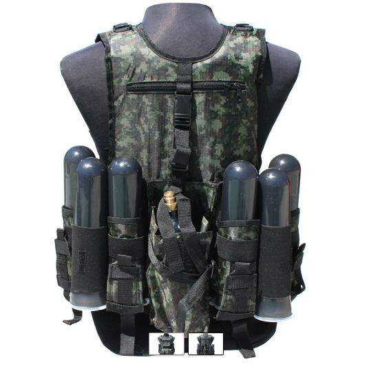 Gen X Global Deluxe Tactical Vest - Digi Green