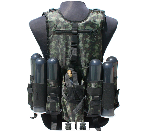 Gen X Global Deluxe Tactical Vest - Digi Green