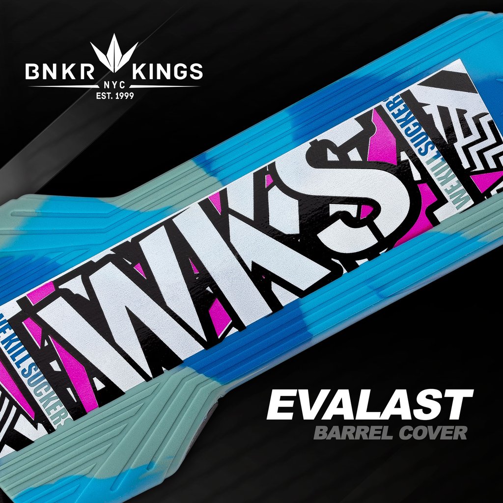 Evalast Barrel Cover - Shred Cyan
