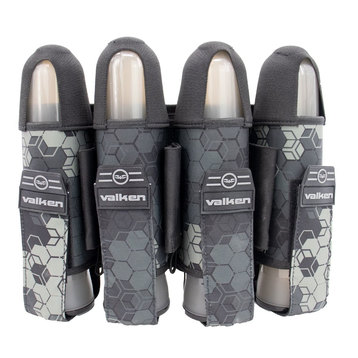 Valken Fate GFX 4+3 Paintball Harness - 3D Cube Grey Camo