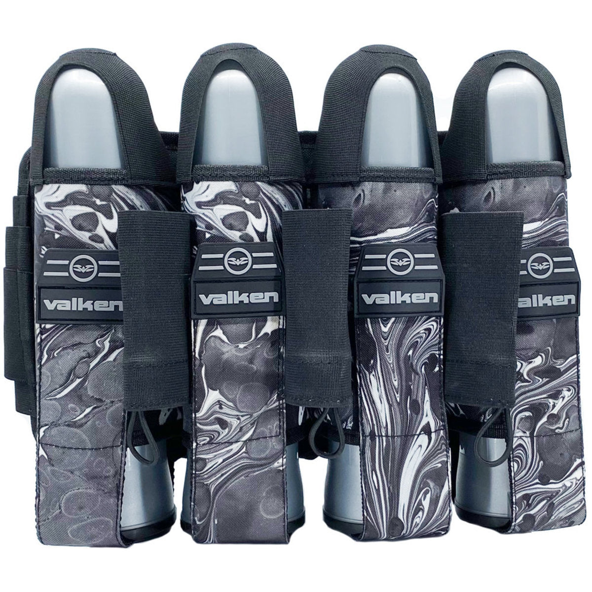 Valken Fate GFX 4+3 Paintball Harness - Liquid Silver