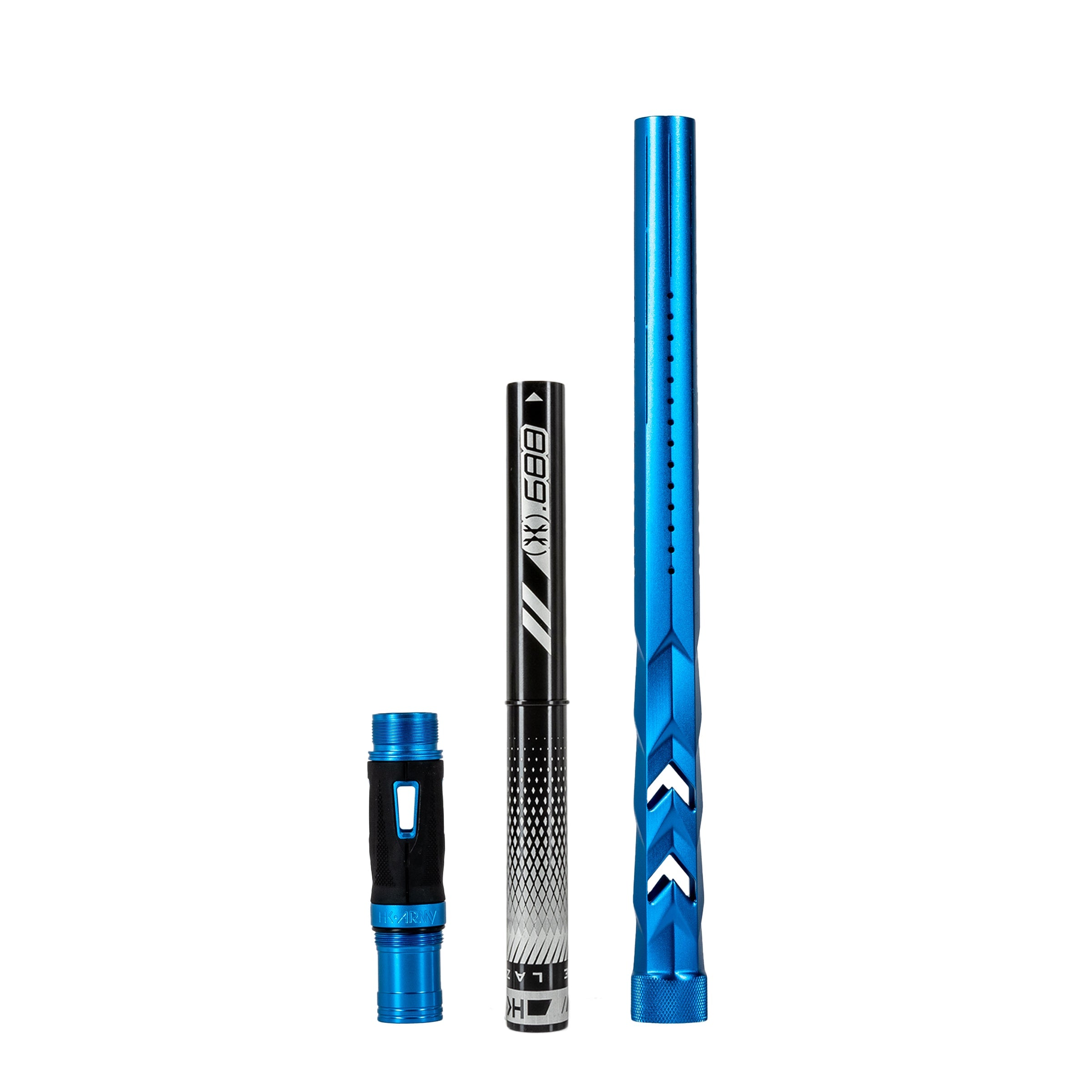 HK Army LAZR Barrel Kit - Elite "Fossil" - Autococker Thread - Dust Blue/Black Insert