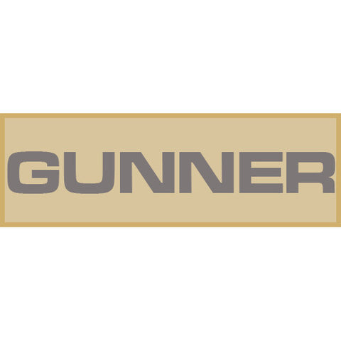 Gunner Patch Large (Tan)