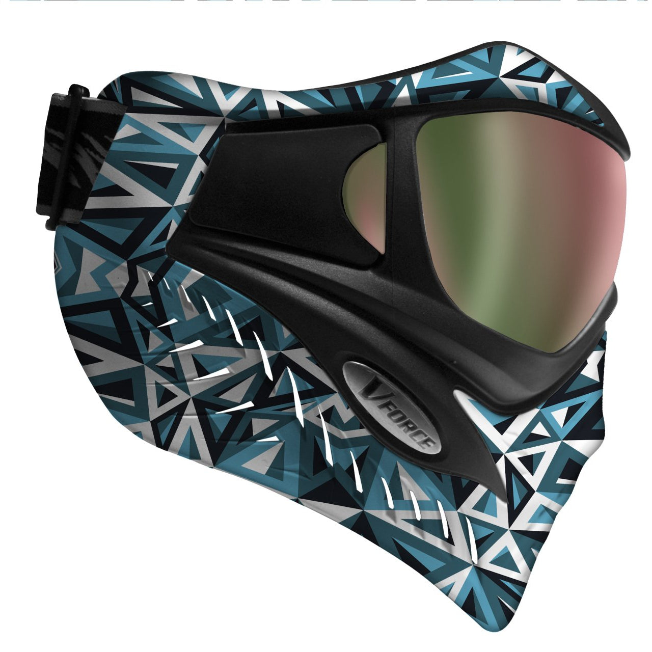V-Force Grill Paintball Mask - Angler Aqua SE