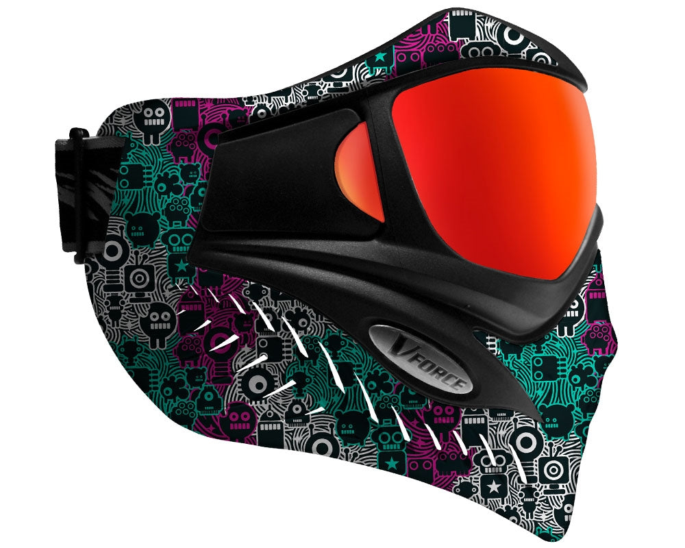 V-Force Grill Paintball Mask - Robowave SE w/ Metamorph Lens