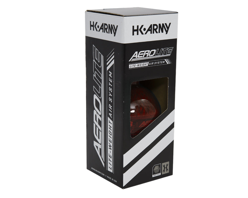 HK Army Aerolite Carbon Fiber Tank - 48ci / 4500psi - Red