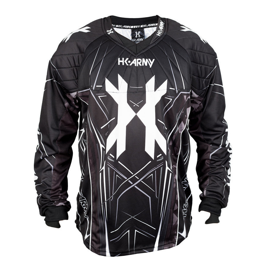 HK Army HSTL Line Paintball Jersey - Black/Grey,- Youth M/L
