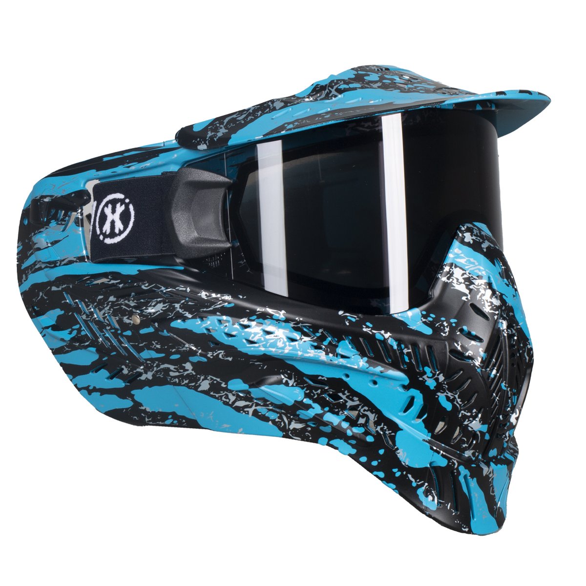 HK Army HSTL Goggle - Thermal Lens- Fracture - Black/Turquoise