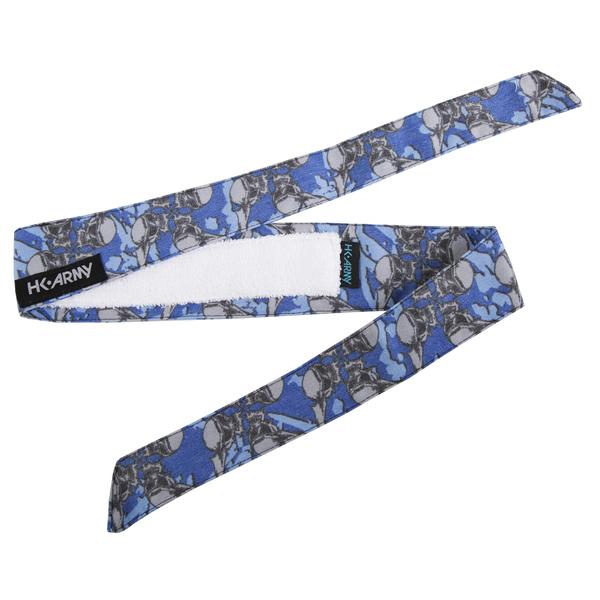 Hostilewear Vintage Headband - Skulls Blue