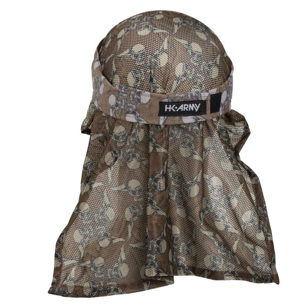HK Army Hostilewear Headwrap - Tan Skulls / Tan Mesh