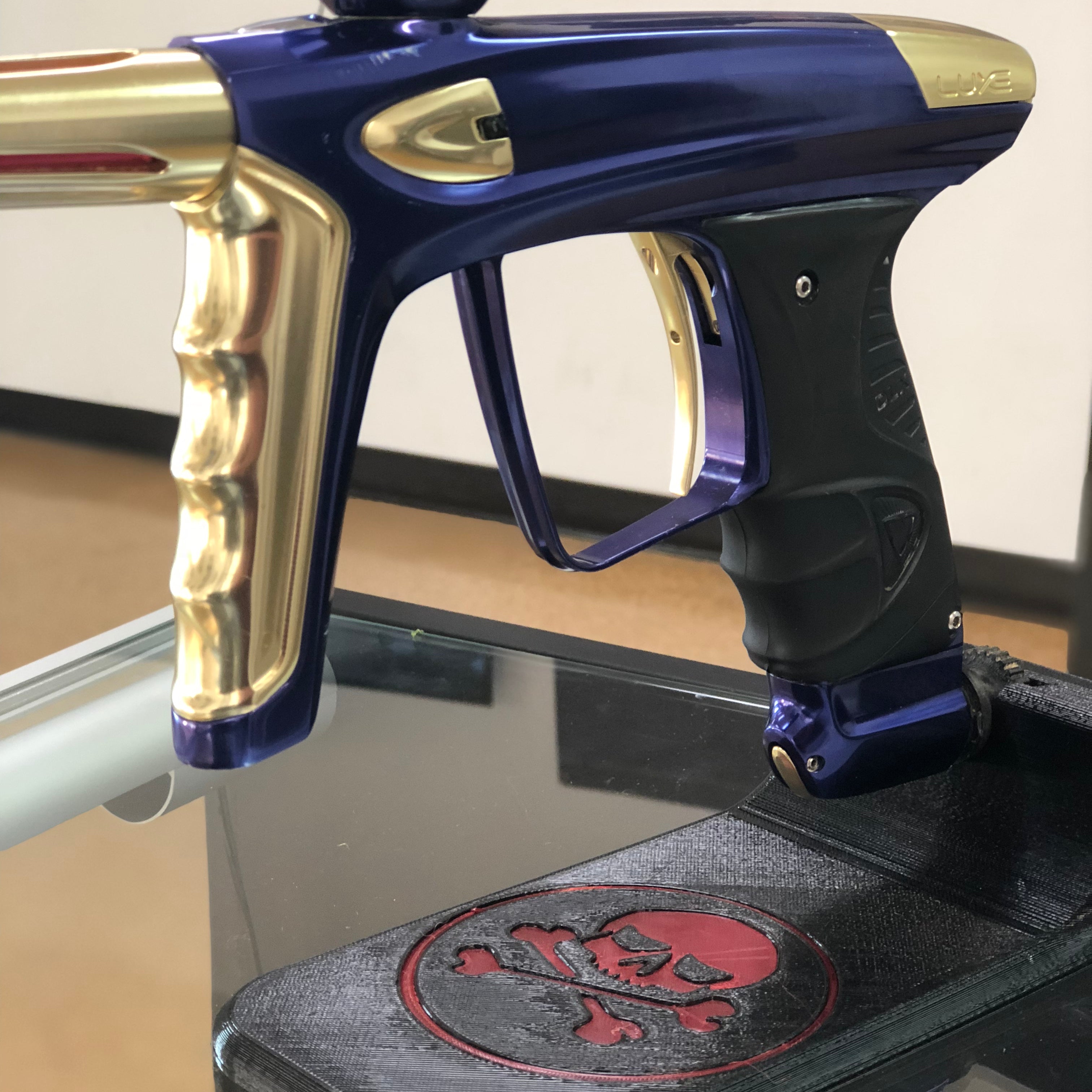 Used Luxe Ice Paintball Marker - Gloss Purple / Gloss Gold