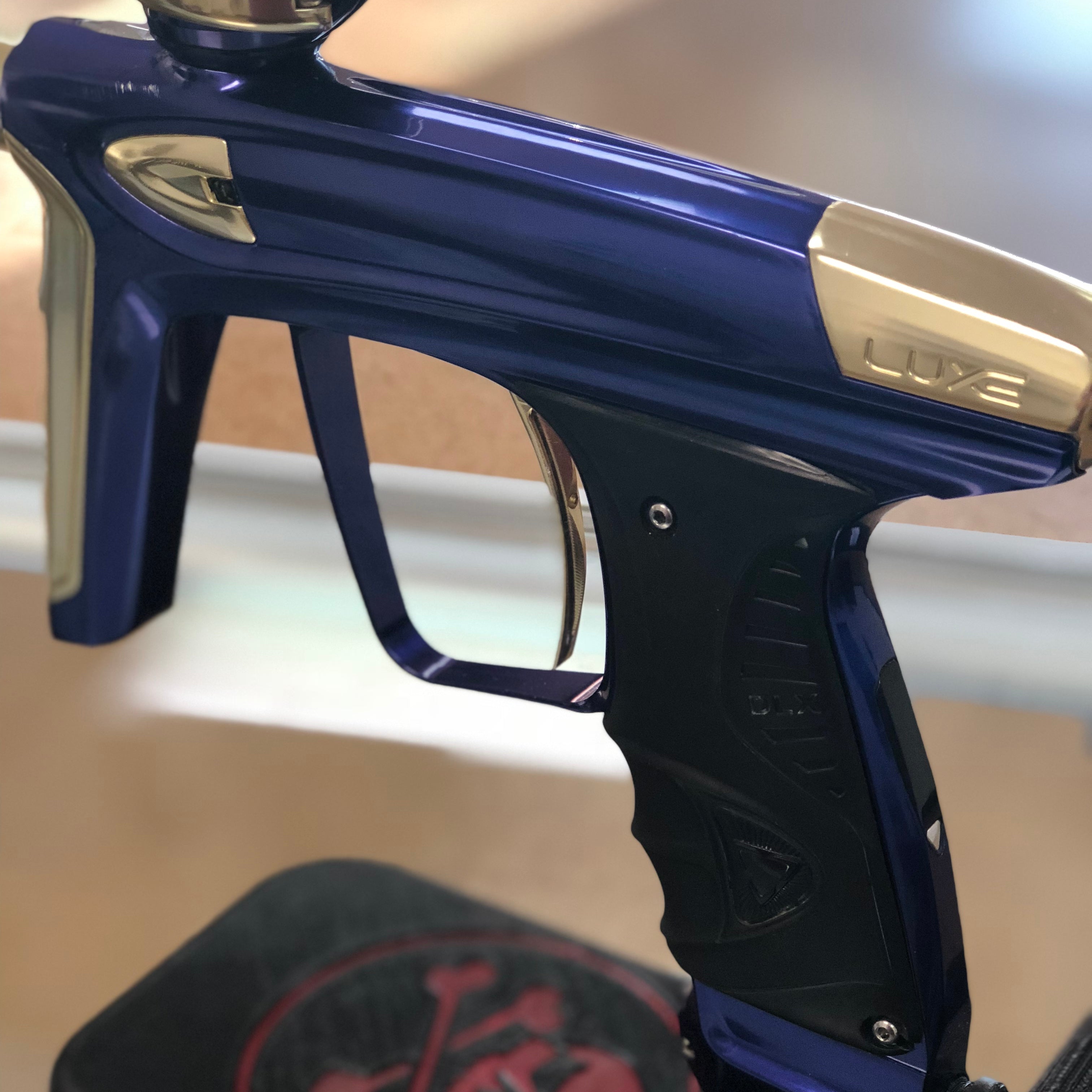 Used Luxe Ice Paintball Marker - Gloss Purple / Gloss Gold