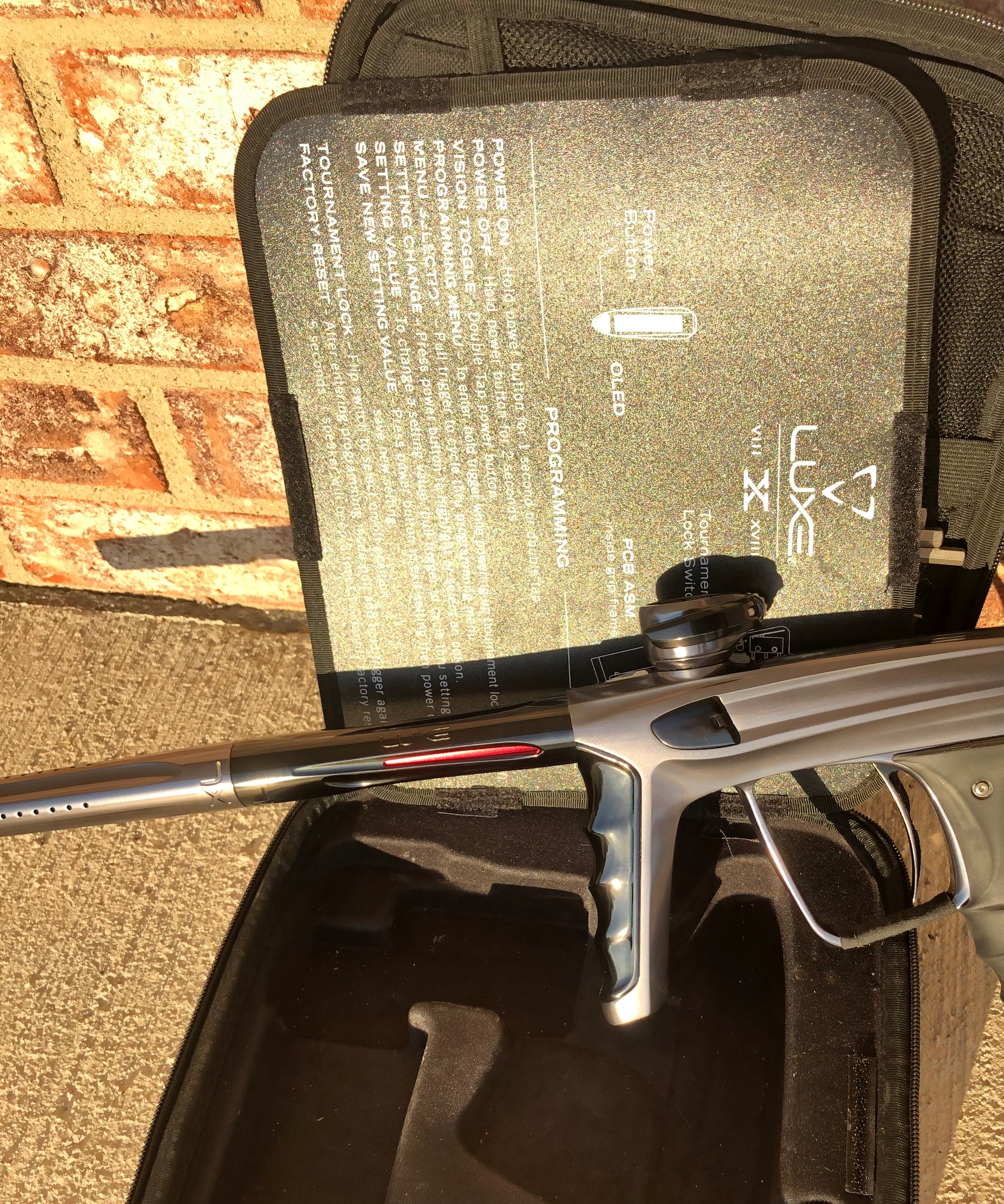 Used DLX Luxe X Paintball Gun - Pewter