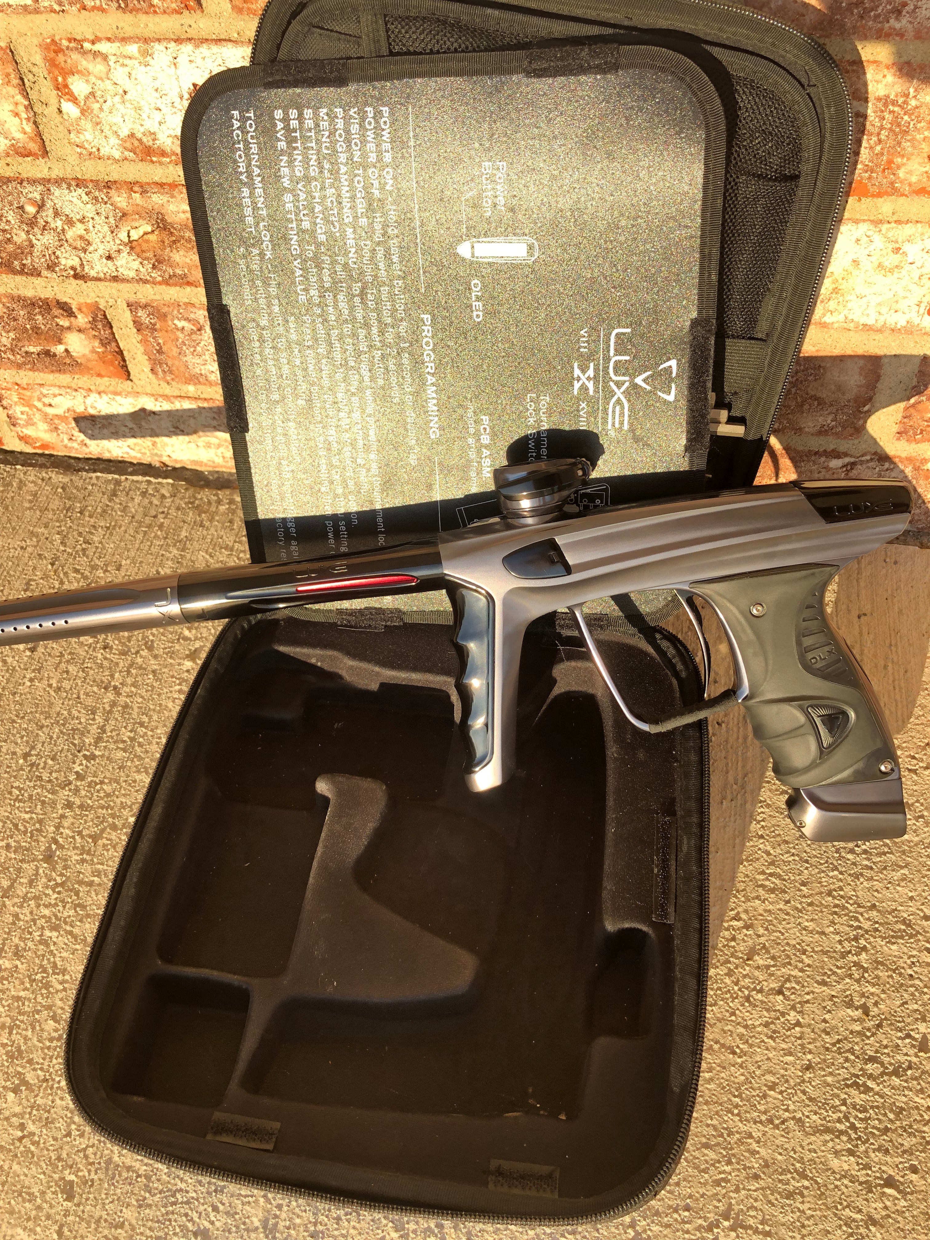Used DLX Luxe X Paintball Gun - Pewter