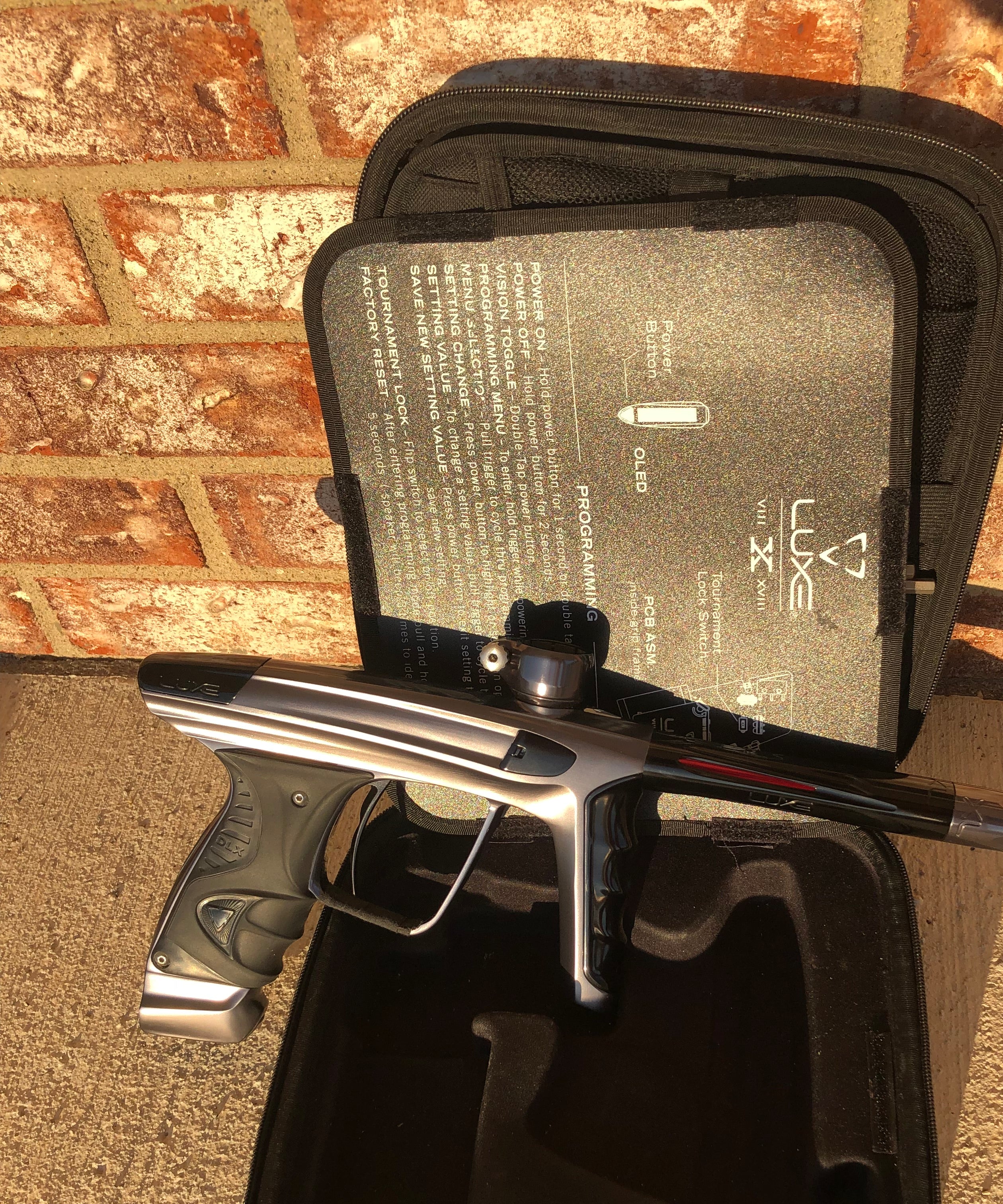Used DLX Luxe X Paintball Gun - Pewter
