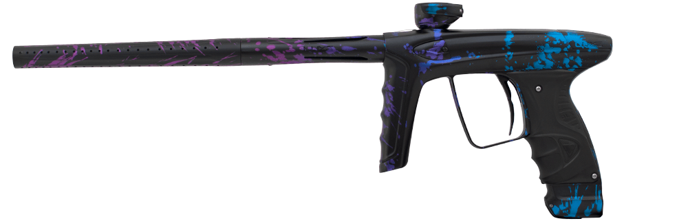 DLX Luxe Ice - Gloss Black / Purple / Teal Splash