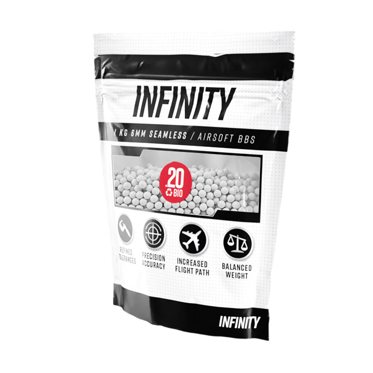 Valken Infinity 0.20g 5000ct Biodegradable Airsoft BBs (1kg)