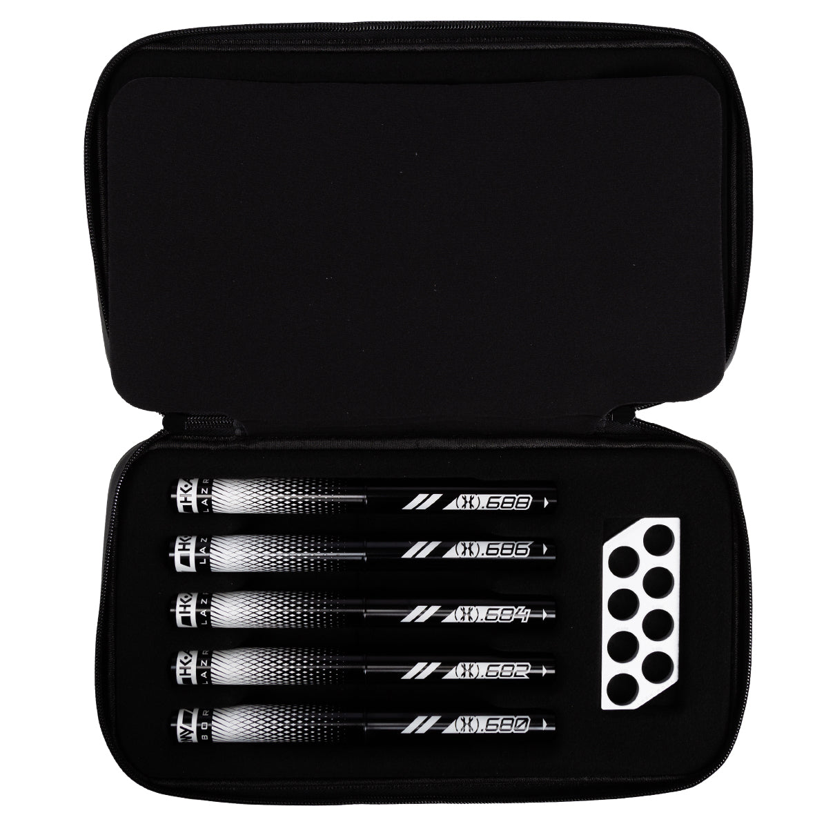 HK Army LAZR Barrel Kit - Luxe Thread - Dust Pewter/Black Inserts