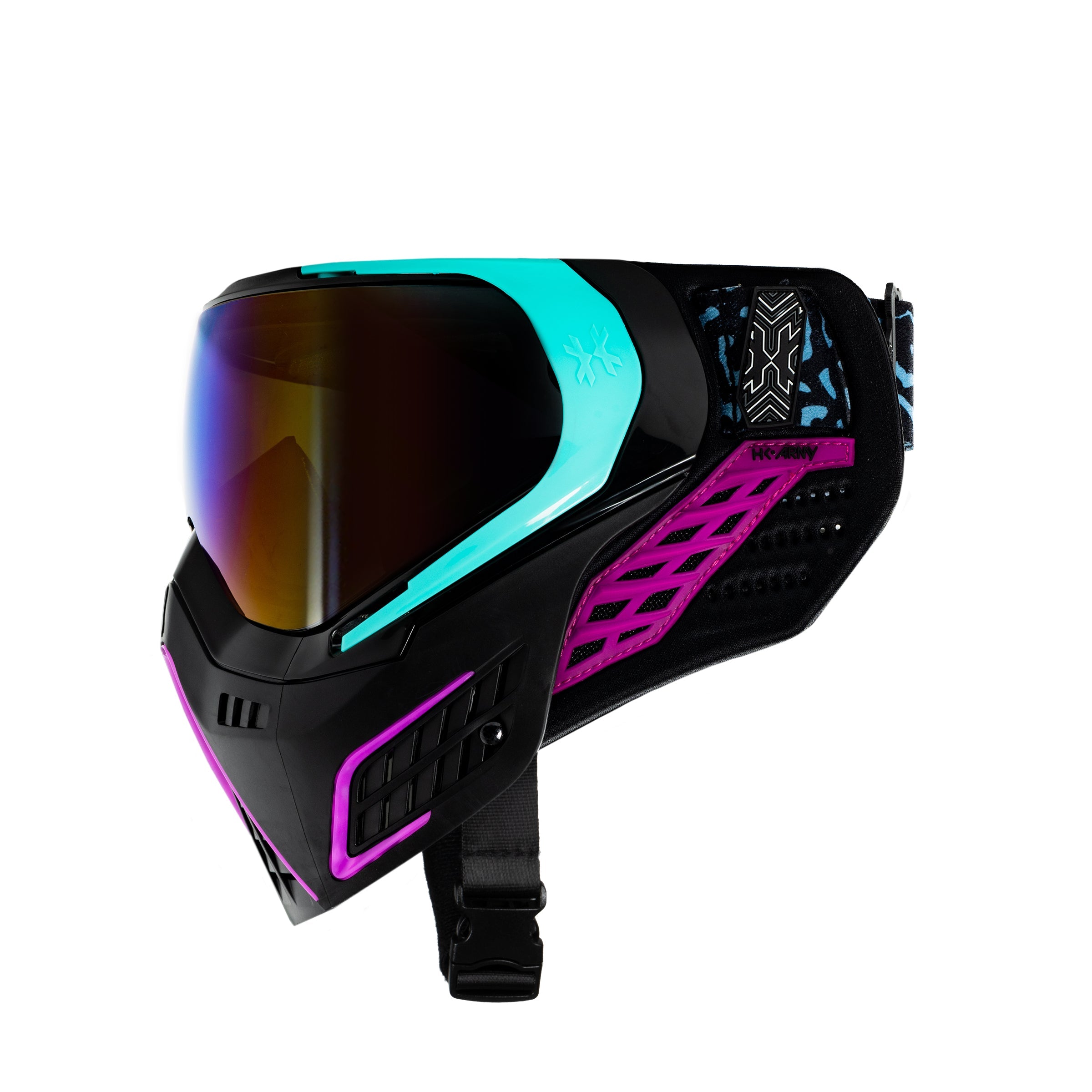 HK Army KLR Goggle - Amp (Teal/Purple w Cobalt Lens)