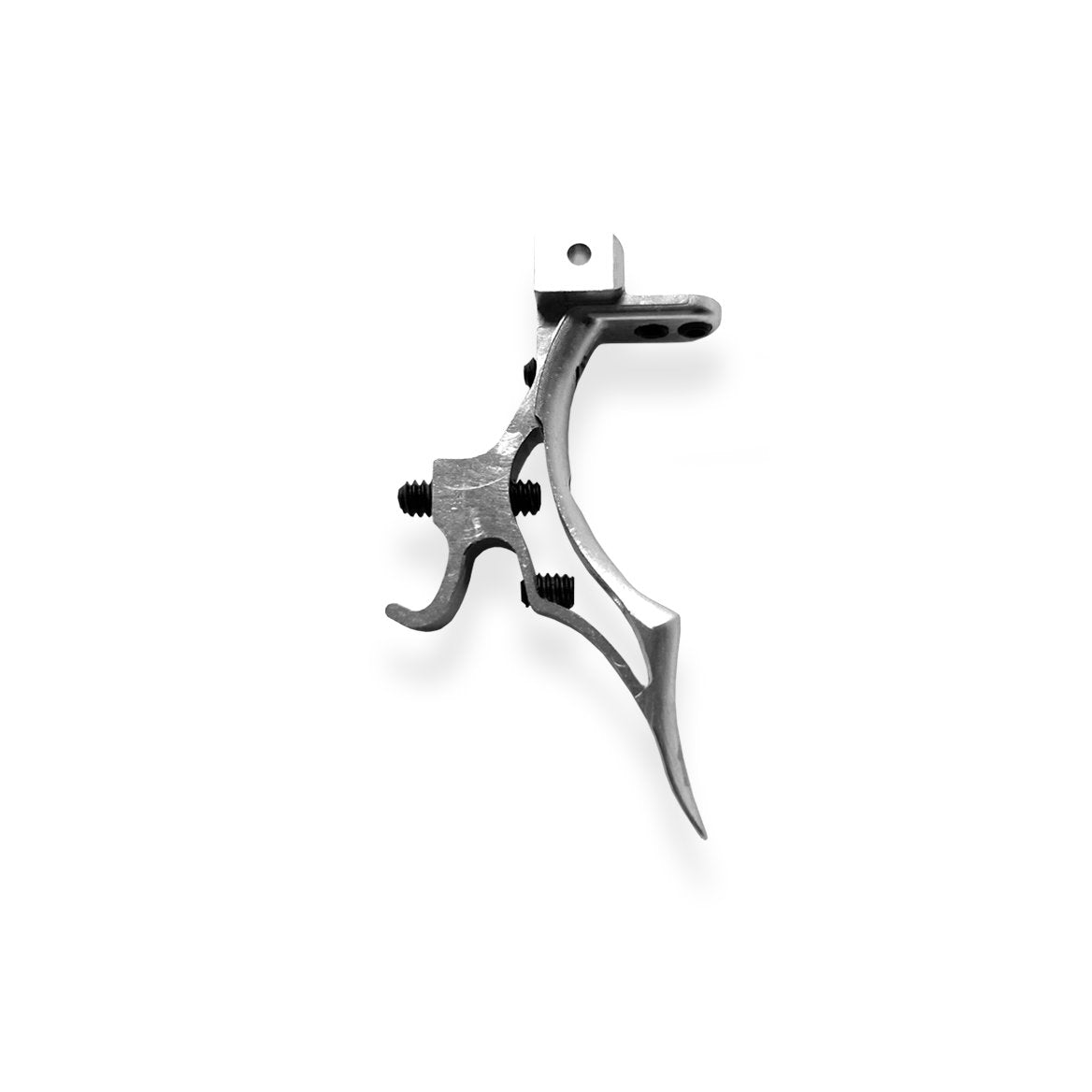 Infamous LV1 / Geo "TYpe S" Deuce Paintball Gun Trigger - Silver (FITS Planet Eclipse LV1, LV1.1, LV1.5, LV1.6, LVR, GEO 3.5)