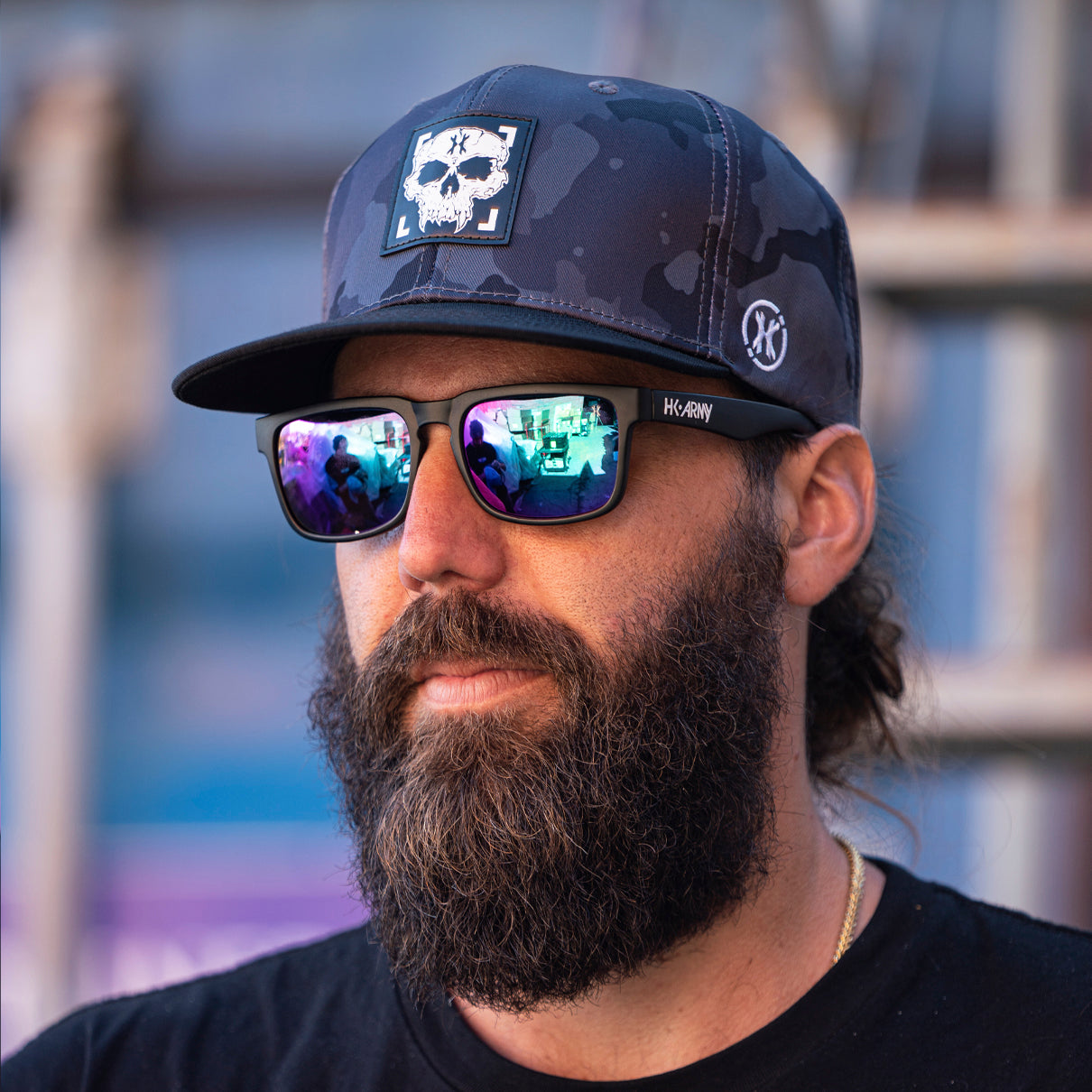 HK Army Doom Snapback Hat - Blackout