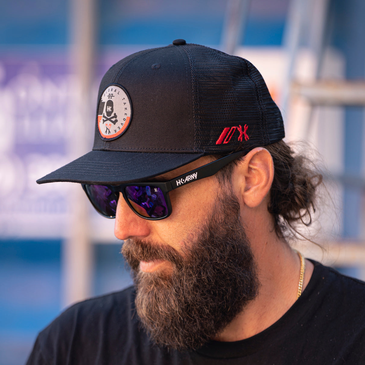 HK Army Drift Snapback Hat - Black