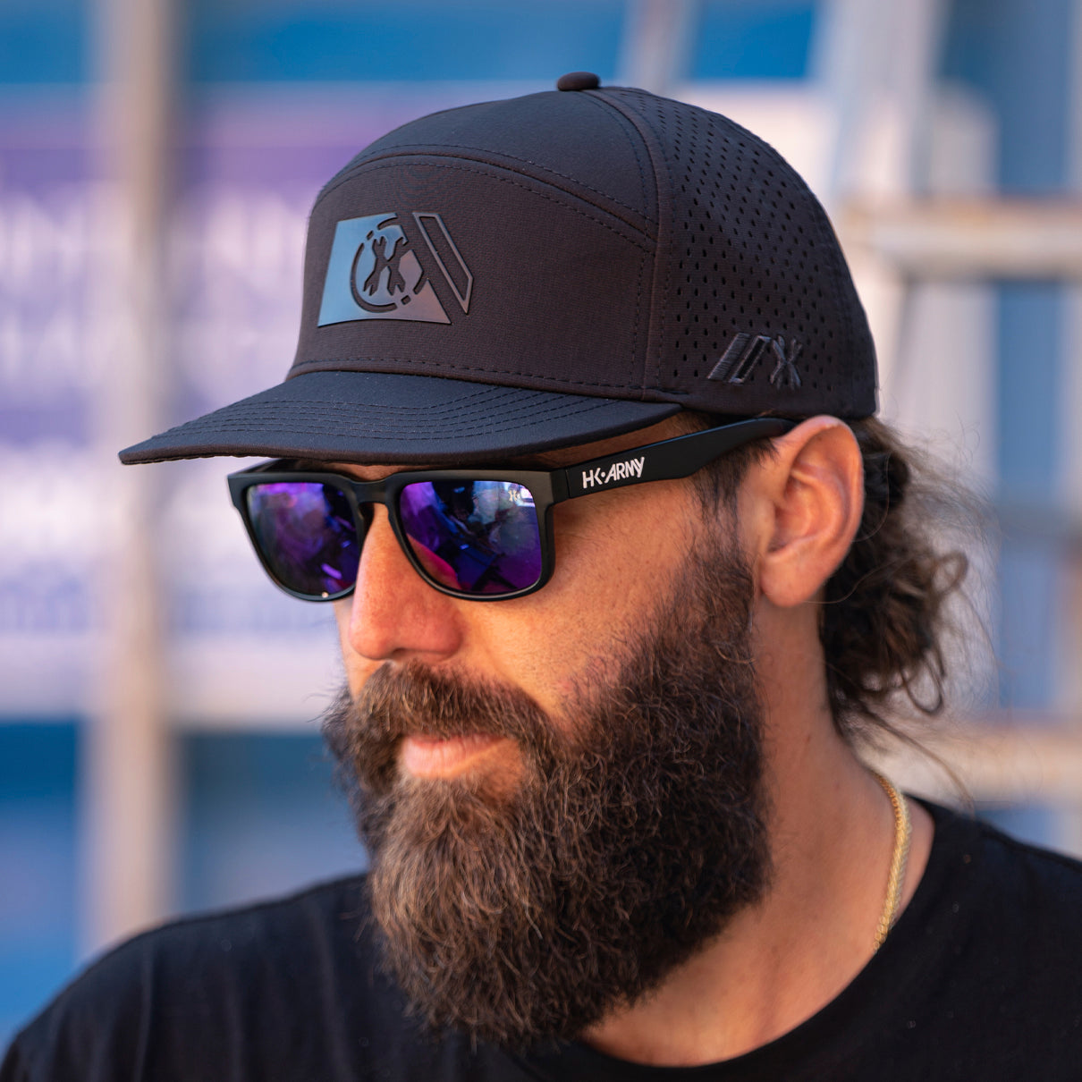 HK Army Field Snapback Hat - Black