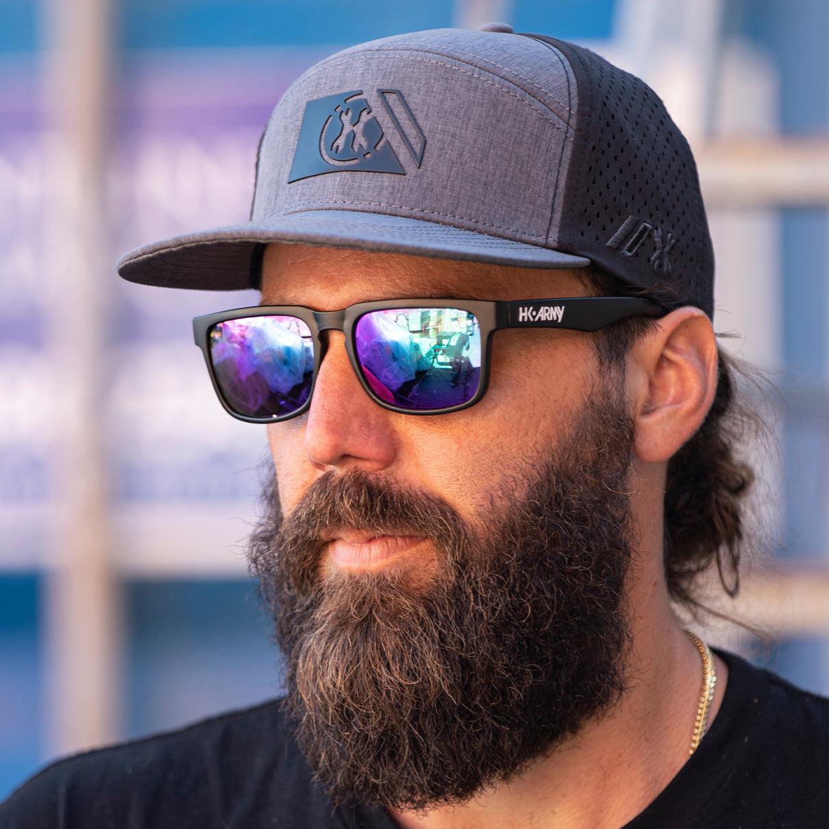 HK Army Field Snapback Hat - Charcoal