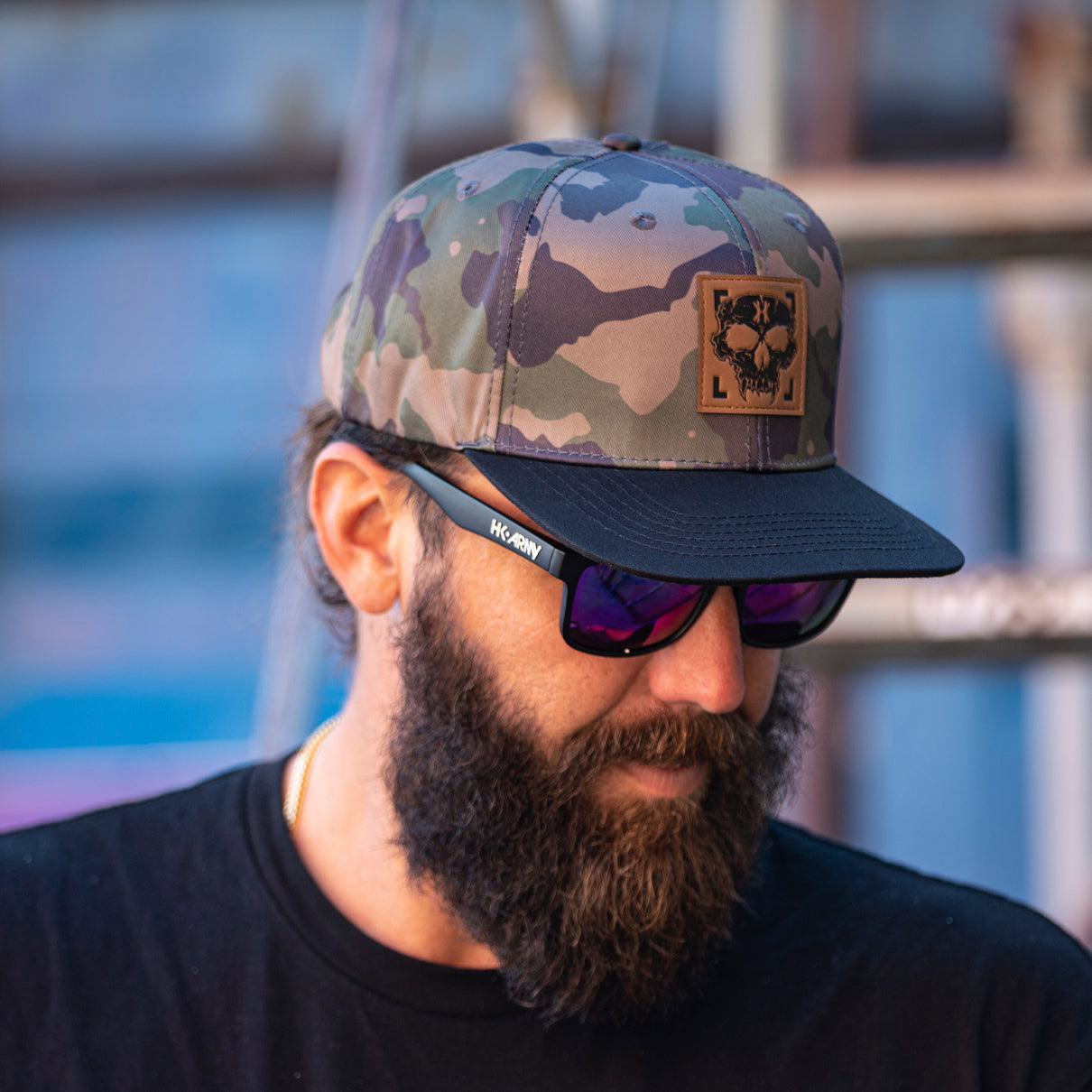 HK Army Doom Snapback Hat - Camo