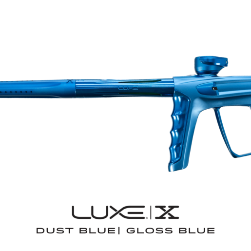DLX Luxe X Paintball Marker - Dust Blue / Polished Blue