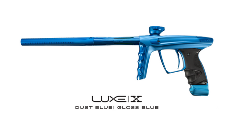 DLX Luxe X Paintball Marker - Dust Blue / Polished Blue