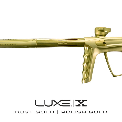 DLX Luxe X Paintball Marker - Dust Gold / Polished Gold
