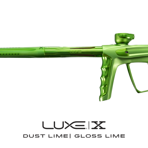 DLX Luxe X Paintball Marker - Dust Lime / Polished Lime