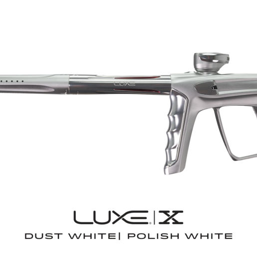 DLX Luxe X Paintball Marker - Dust White / Polished White (Silver)