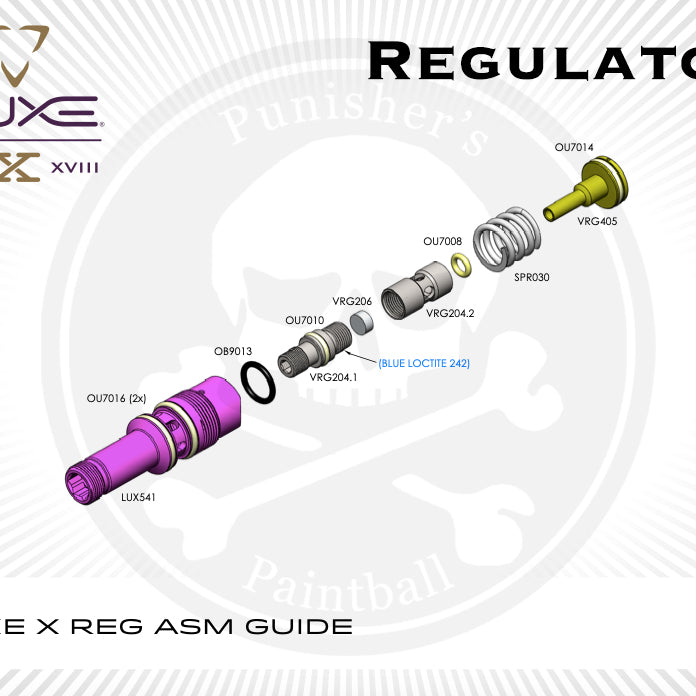 DLX Luxe X Regulator System Parts Picker - Pick the Part You Need!