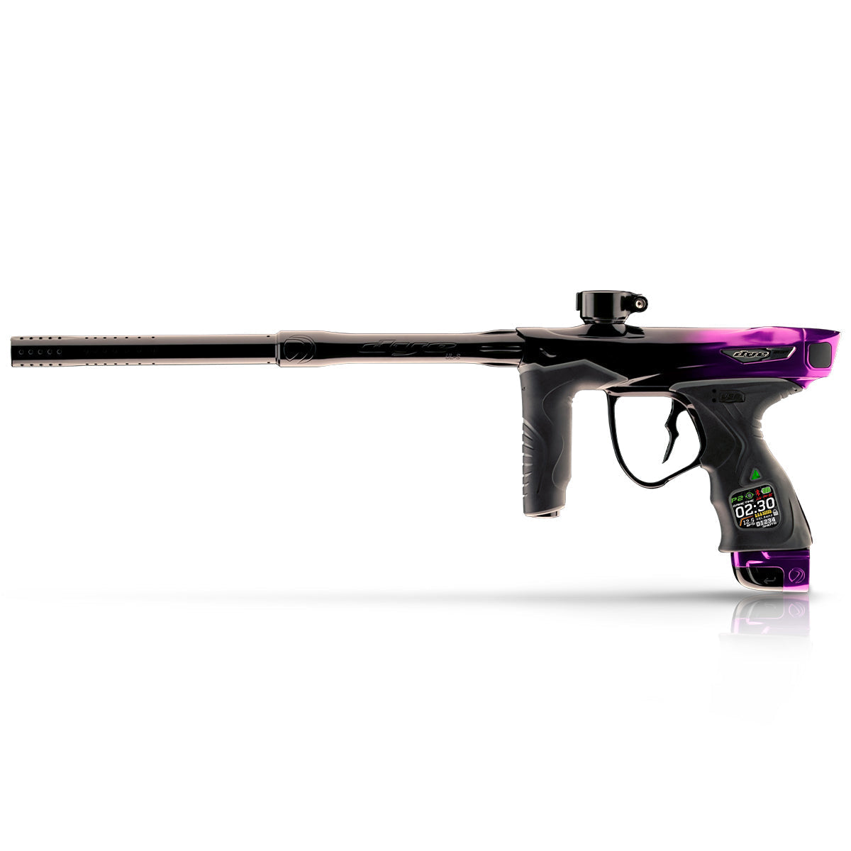 Dye M3+ Paintball Gun - Barney (Purple to Black Fade)